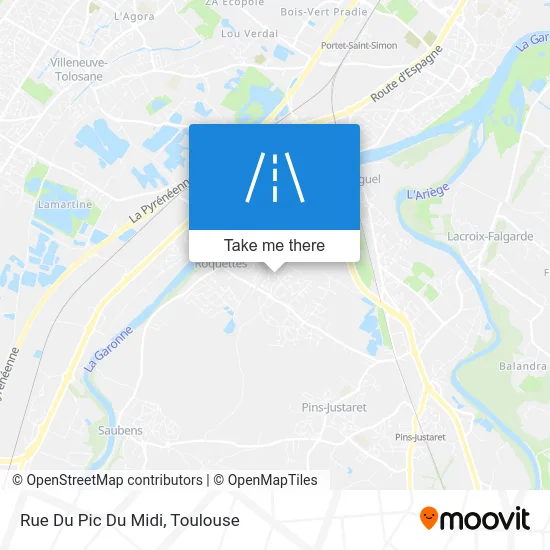 Rue Du Pic Du Midi map