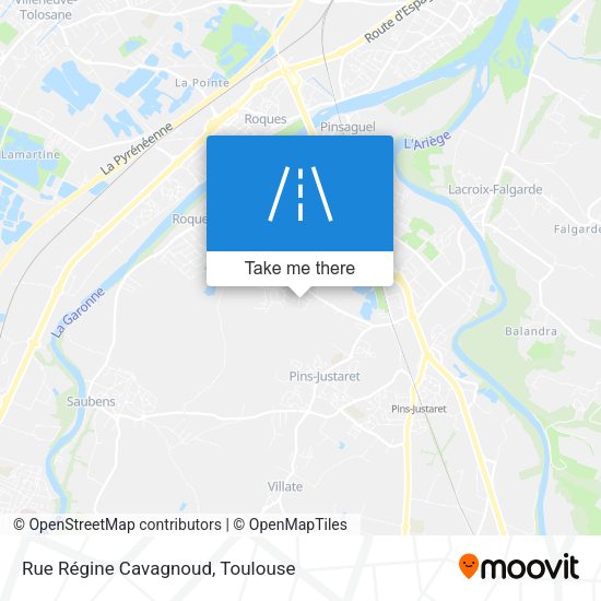 Rue Régine Cavagnoud map