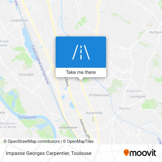 Impasse Georges Carpentier map