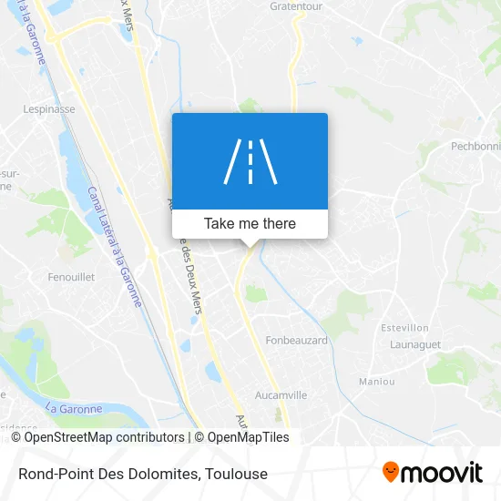 Rond-Point Des Dolomites map