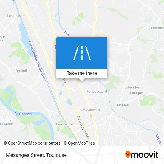 Rue Des Mésanges map