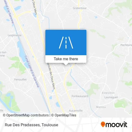 Rue Des Pradasses map