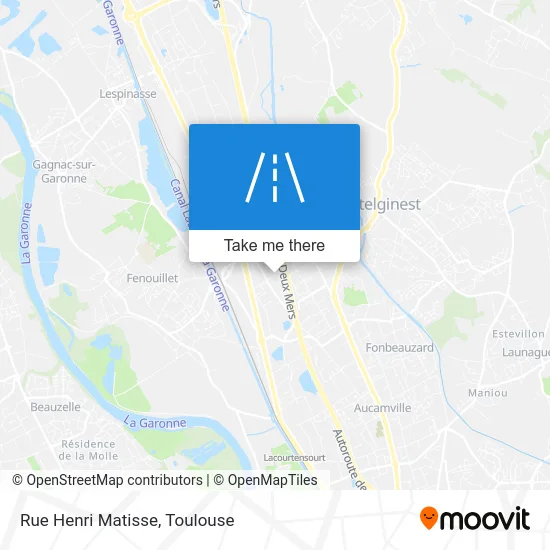 Rue Henri Matisse map