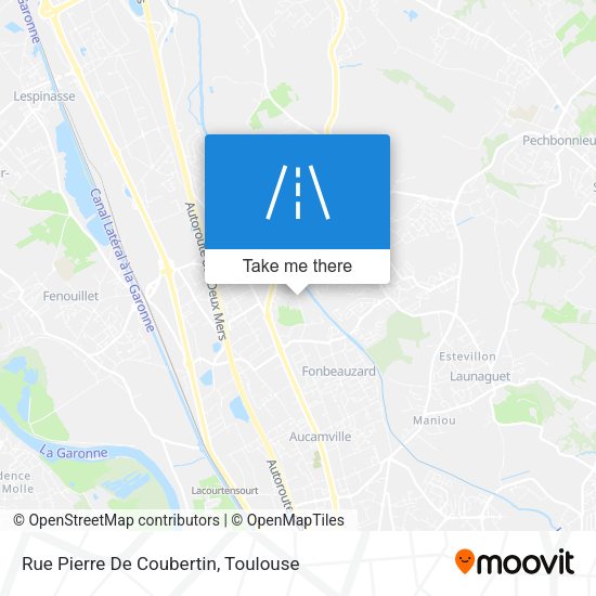 Rue Pierre De Coubertin map
