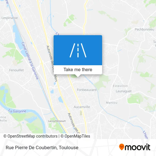 Rue Pierre De Coubertin map