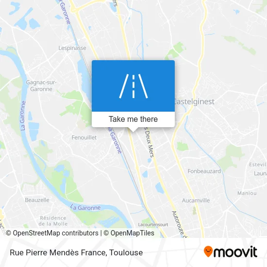 Rue Pierre Mendès France map