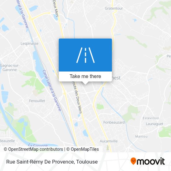 Rue Saint-Rémy De Provence map