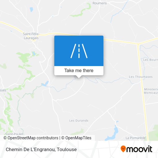 Chemin De L'Engranou map