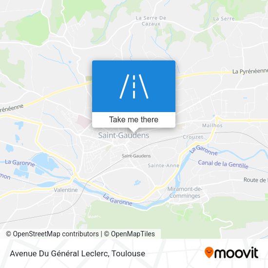 Avenue Du Général Leclerc map
