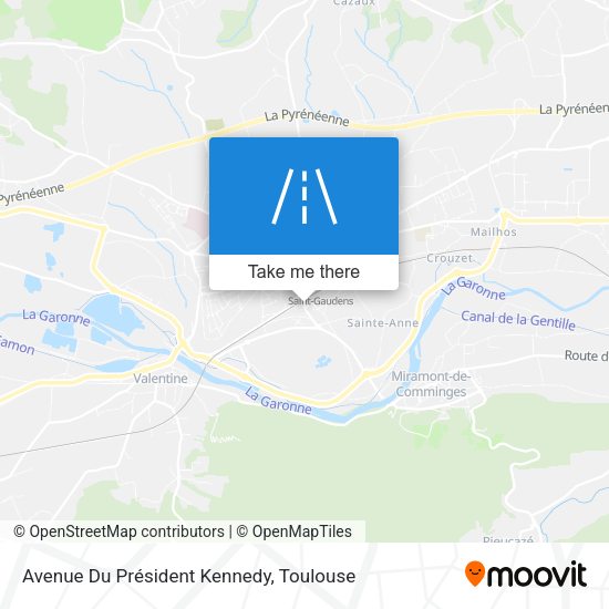 Avenue Du Président Kennedy map