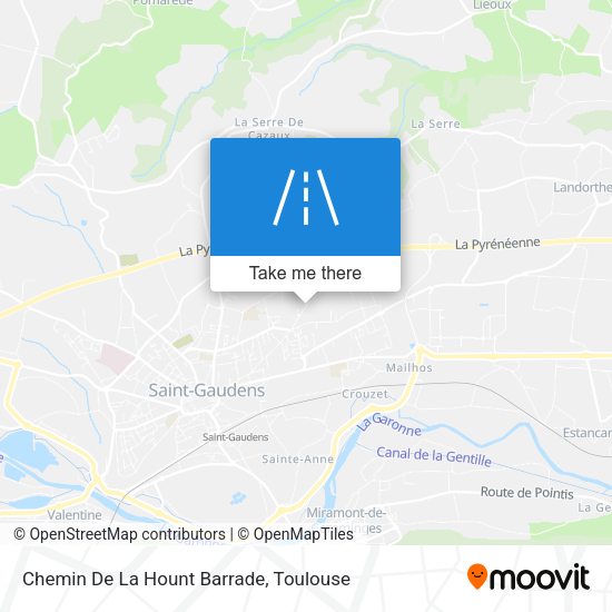 Chemin De La Hount Barrade map