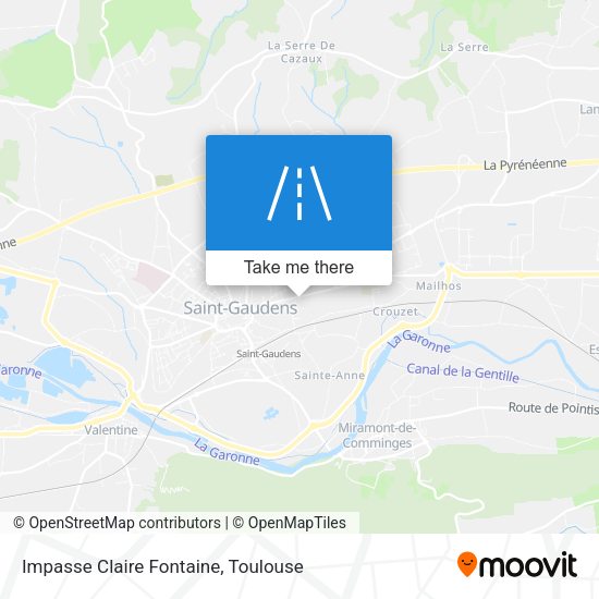 Impasse Claire Fontaine map