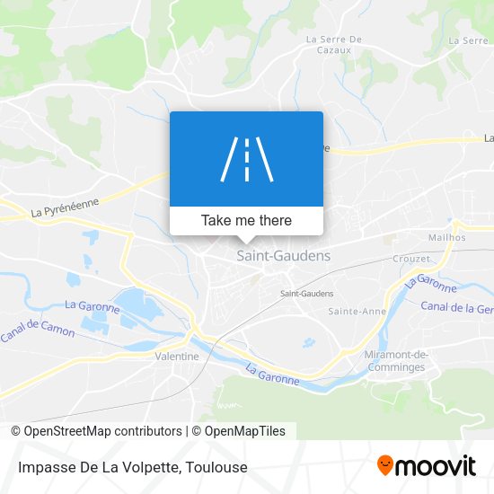 Impasse De La Volpette map