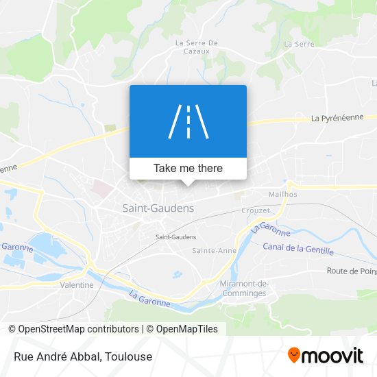 Rue André Abbal map