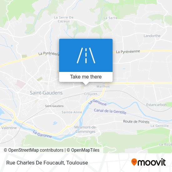 Rue Charles De Foucault map