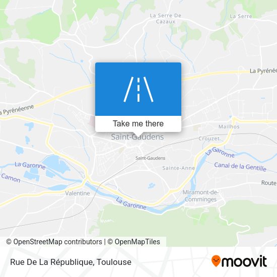 Rue De La République map