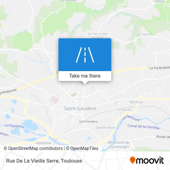 Rue De La Vieille Serre map