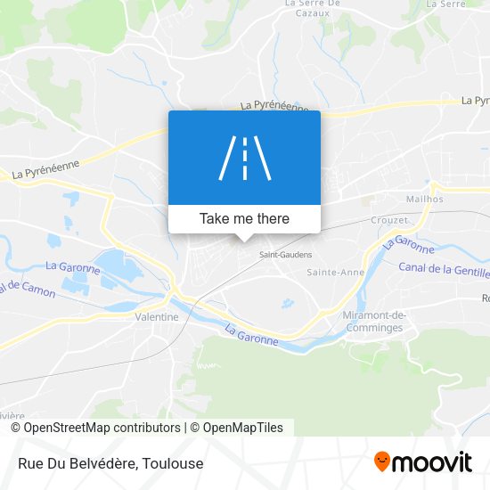 Rue Du Belvédère map