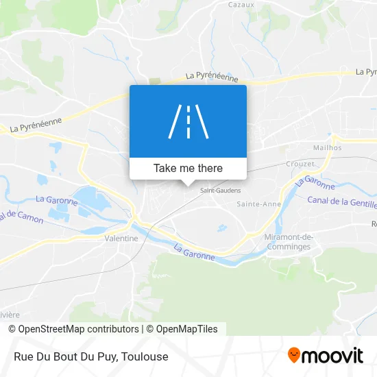 Rue Du Bout Du Puy map