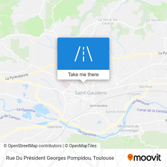 Rue Du Président Georges Pompidou map