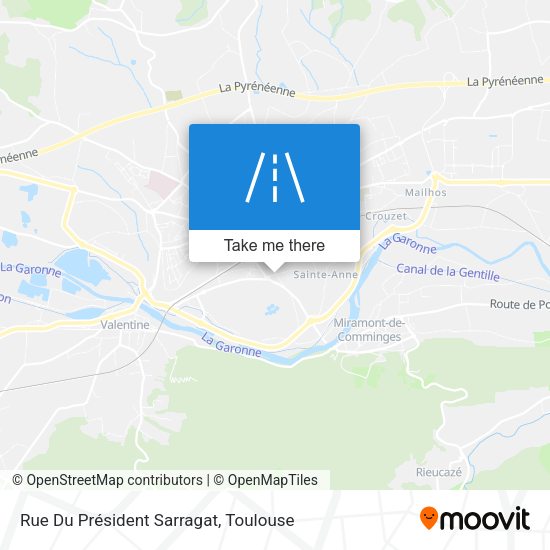 Rue Du Président Sarragat map