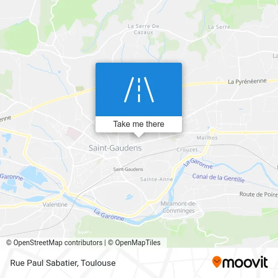 Rue Paul Sabatier map