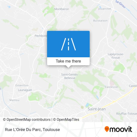 Rue L'Orée Du Parc map