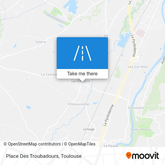 Place Des Troubadours map