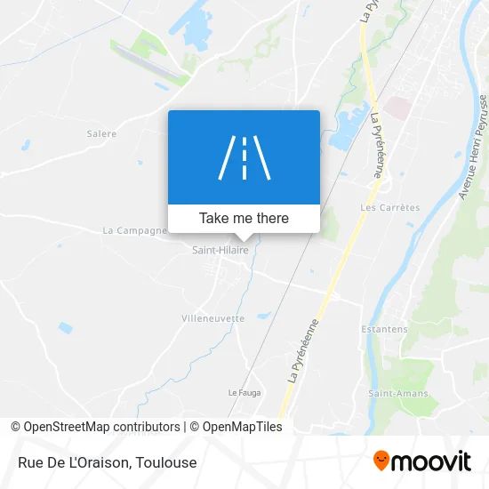 Rue De L'Oraison map