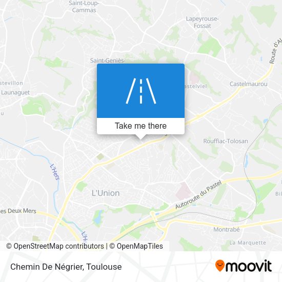 Chemin De Négrier map