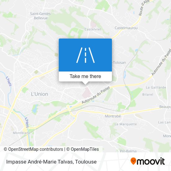 Impasse André-Marie Talvas map
