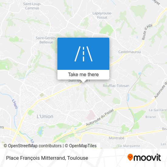 Place François Mitterrand map