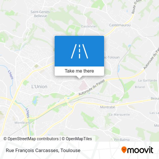 Rue François Carcasses map