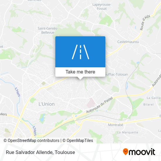 Rue Salvador Allende map
