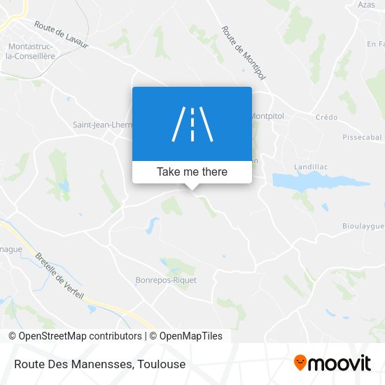 Route Des Manensses map