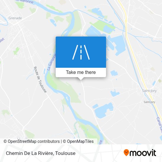 Chemin De La Rivière map