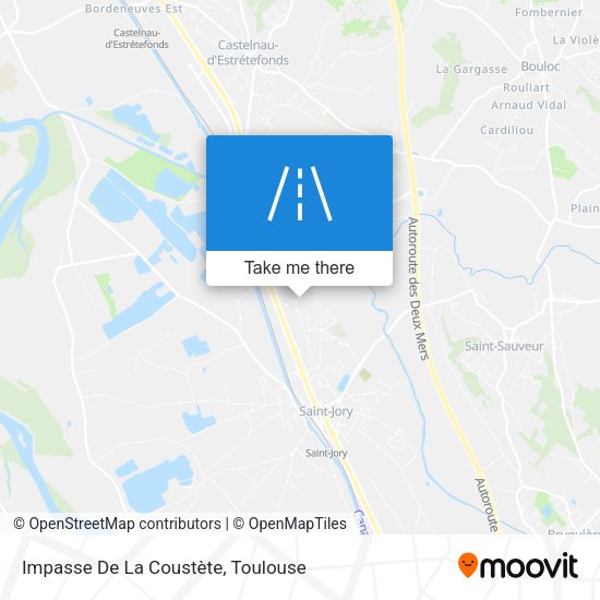 Impasse De La Coustète map