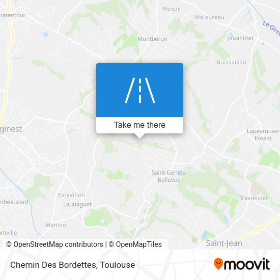 Chemin Des Bordettes map