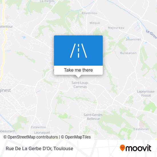 Rue De La Gerbe D'Or map