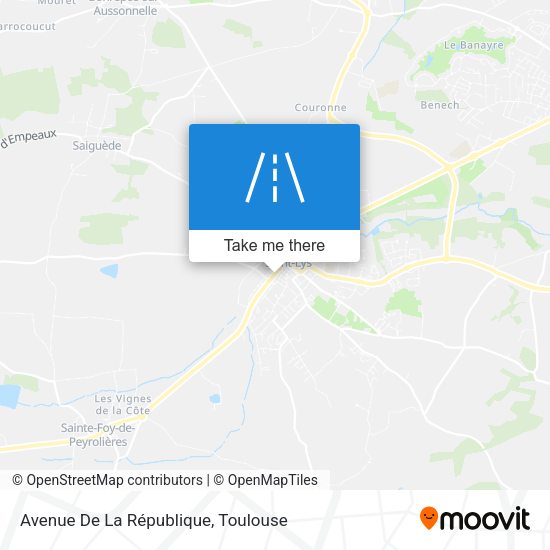 Avenue De La République map