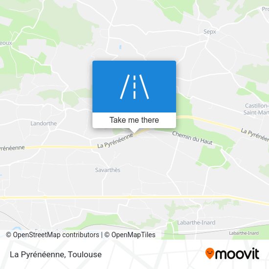 La Pyrénéenne map