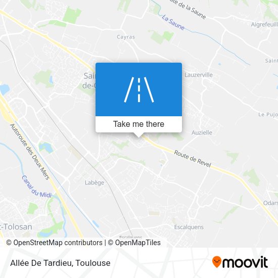 Allée De Tardieu map