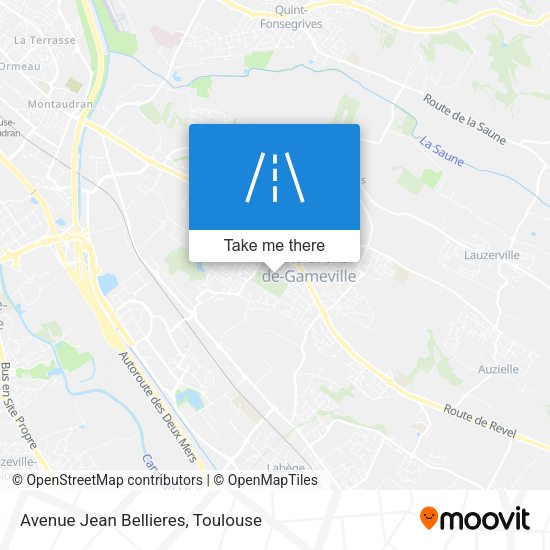 Avenue Jean Bellieres map