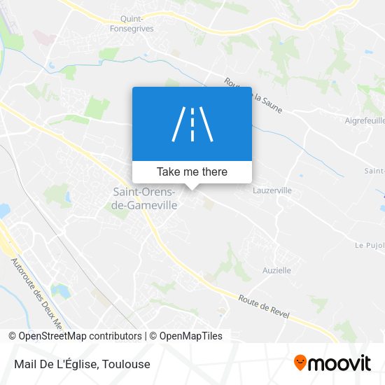 Mail De L'Église map