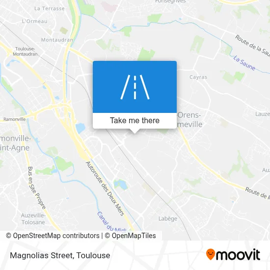 Rue Des Magnolias map