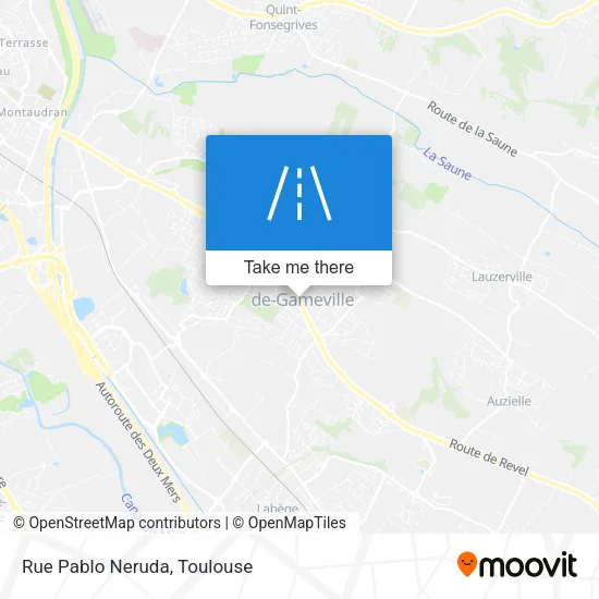 Rue Pablo Neruda map