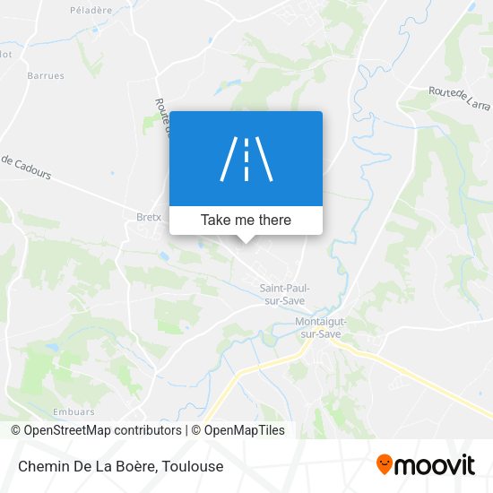 Chemin De La Boère map