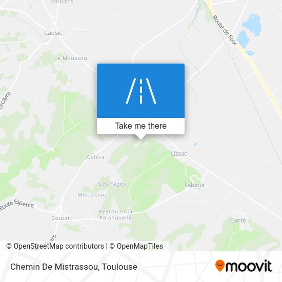 Chemin De Mistrassou map
