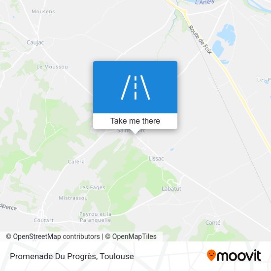 Promenade Du Progrès map