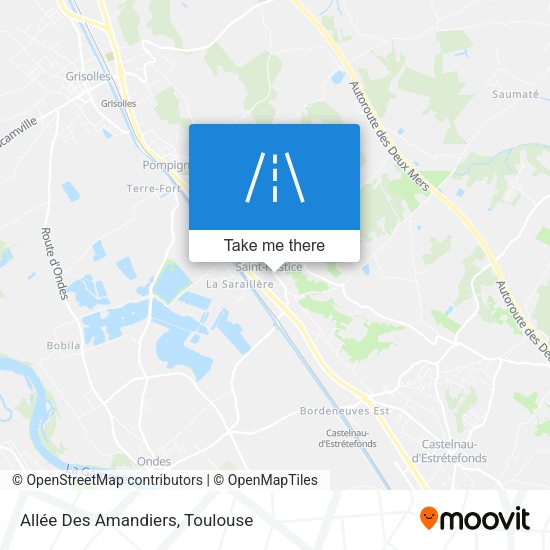 Allée Des Amandiers map